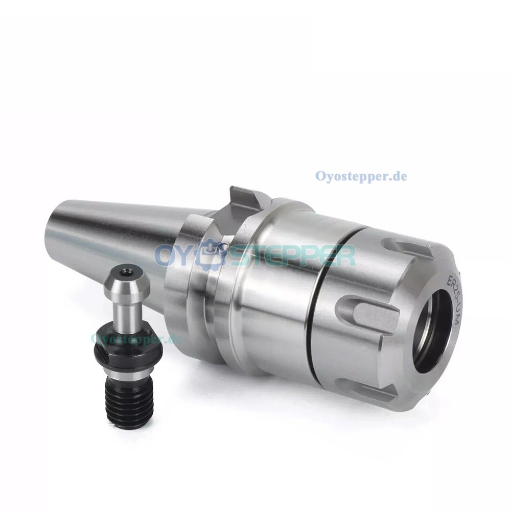 BT30-ER25 Spannzangenaufnahme mit 70mm Auskragl&auml;nge und 45&deg; Anzugsbolzen f&uuml;r ATC Motorspindeln